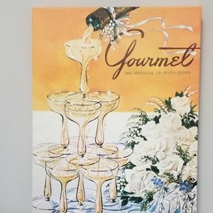 Authentic Gourmet Magazine Cover Canvas